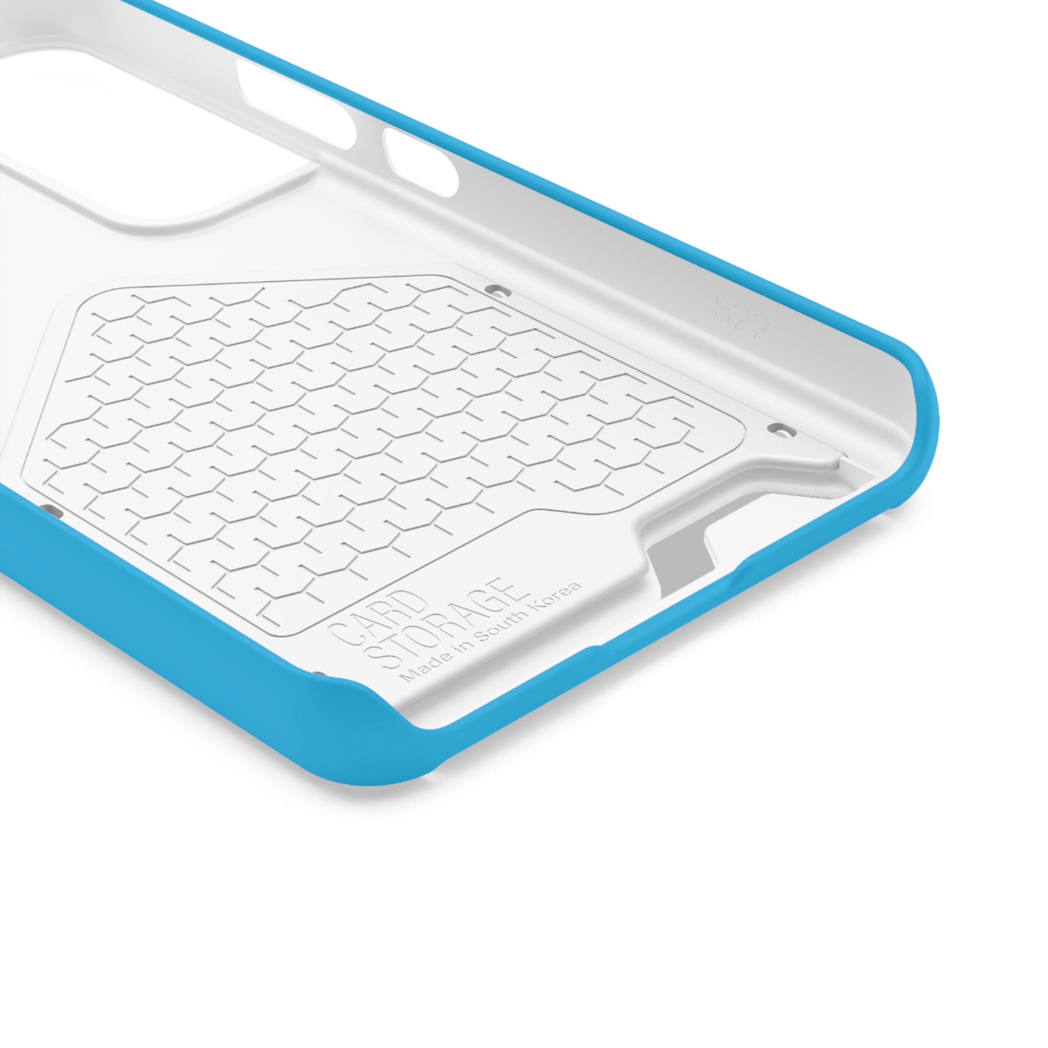 Lemon Crate Phone Case With Card Holder - Blue