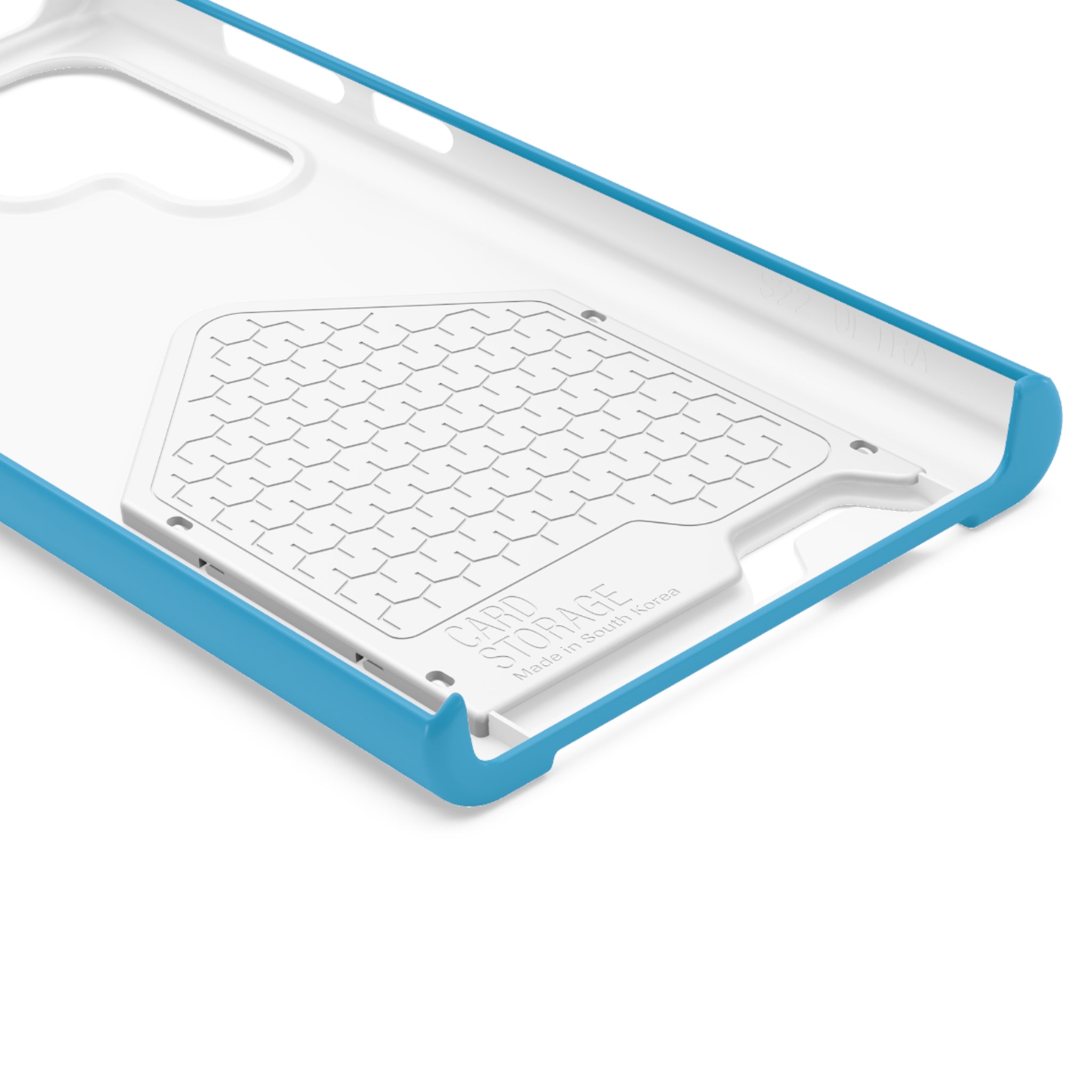 Lemon Crate Phone Case With Card Holder - Blue