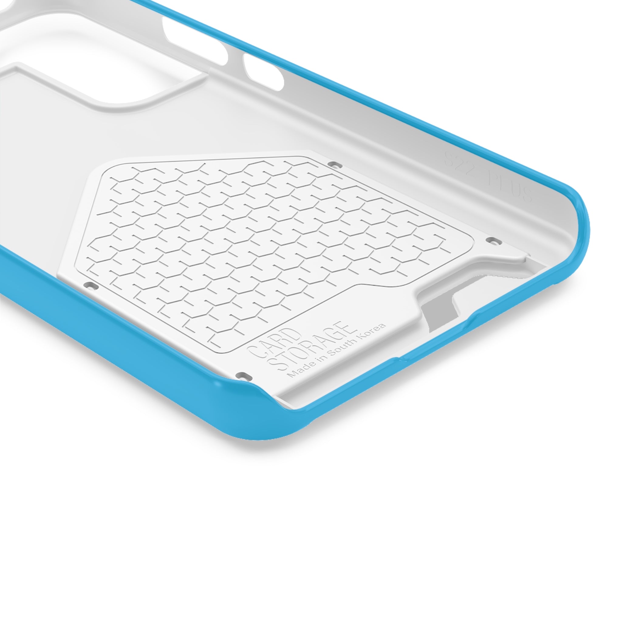 Lemon Crate Phone Case With Card Holder - Blue