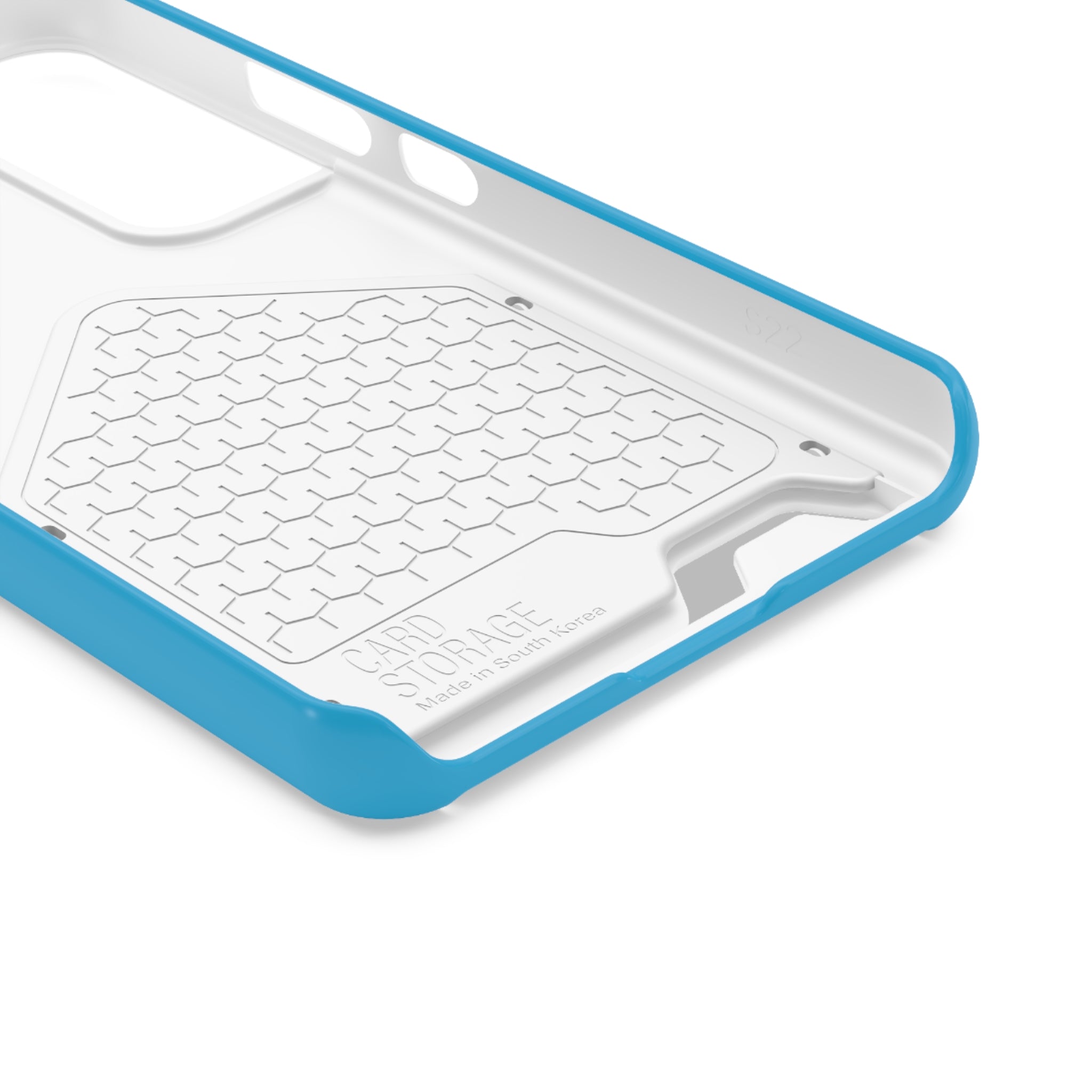 Lemon Crate Phone Case With Card Holder - Blue