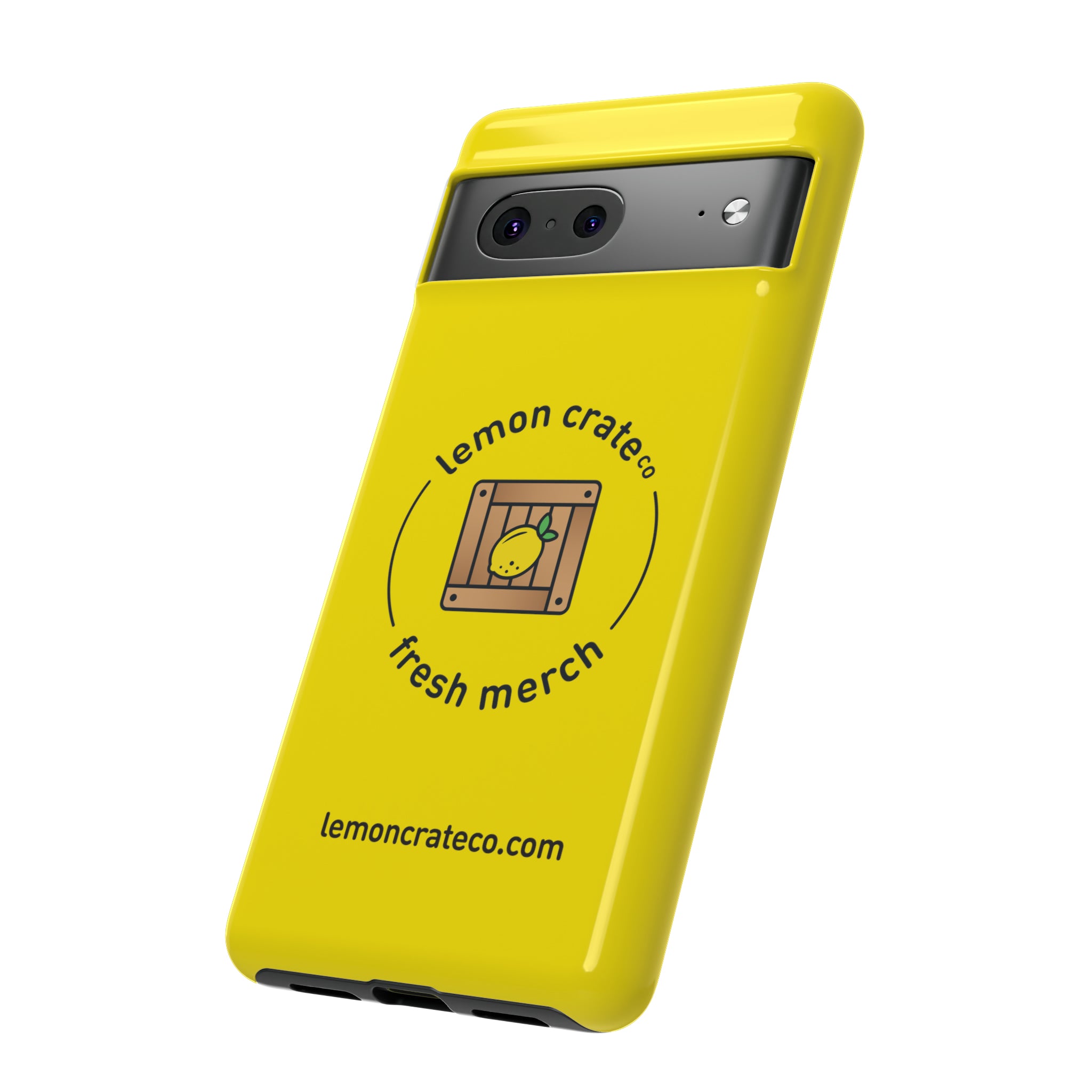 Lemon Crate Tough Phone Case - Yellow