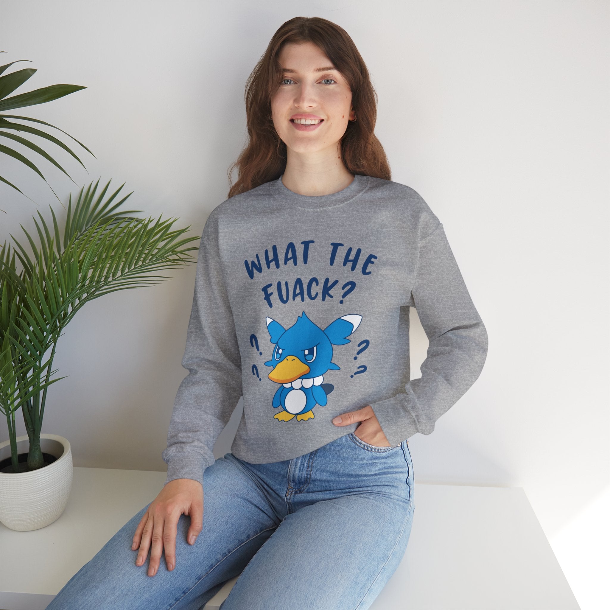 What The Fuack? Palworld Unisex Crewneck Sweater