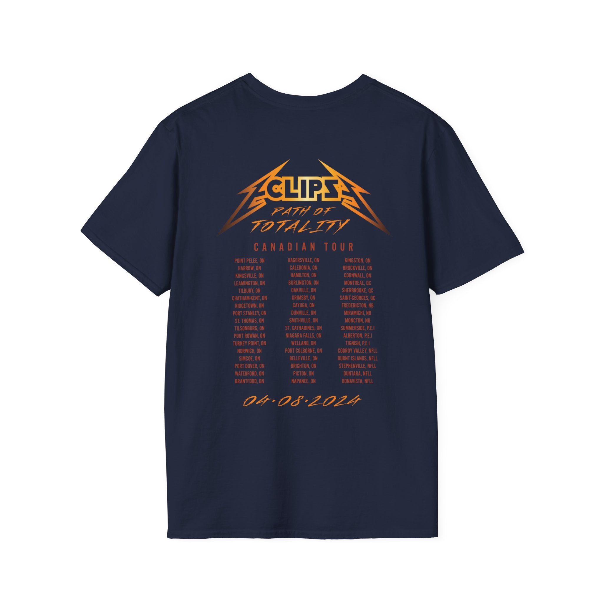 Eclipse Totality 2024 Canadian Tour Unisex Band T-Shirt