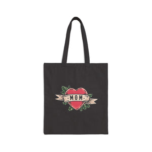 Mom Heart Tattoo Tote Bag