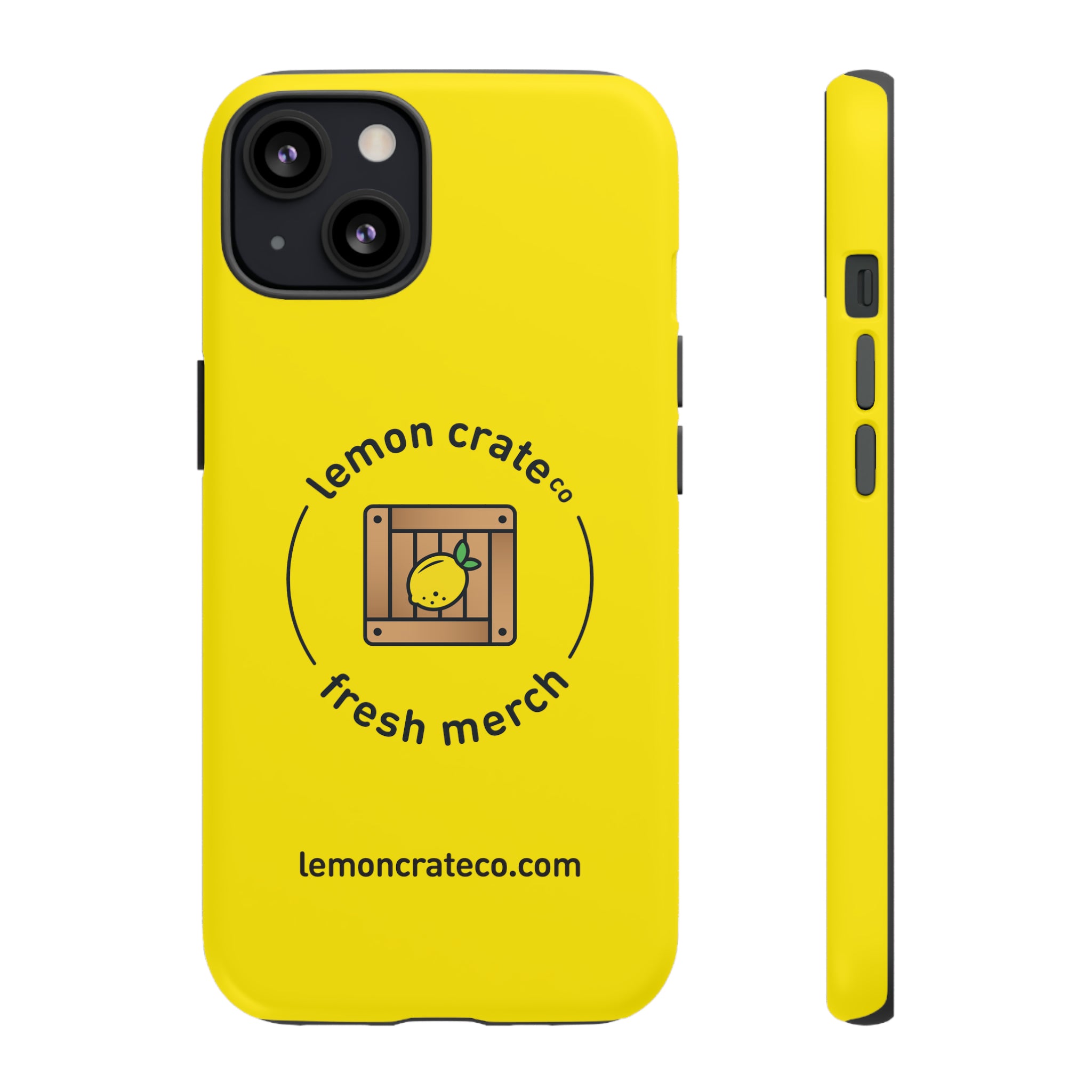 Lemon Crate Tough Phone Case - Yellow