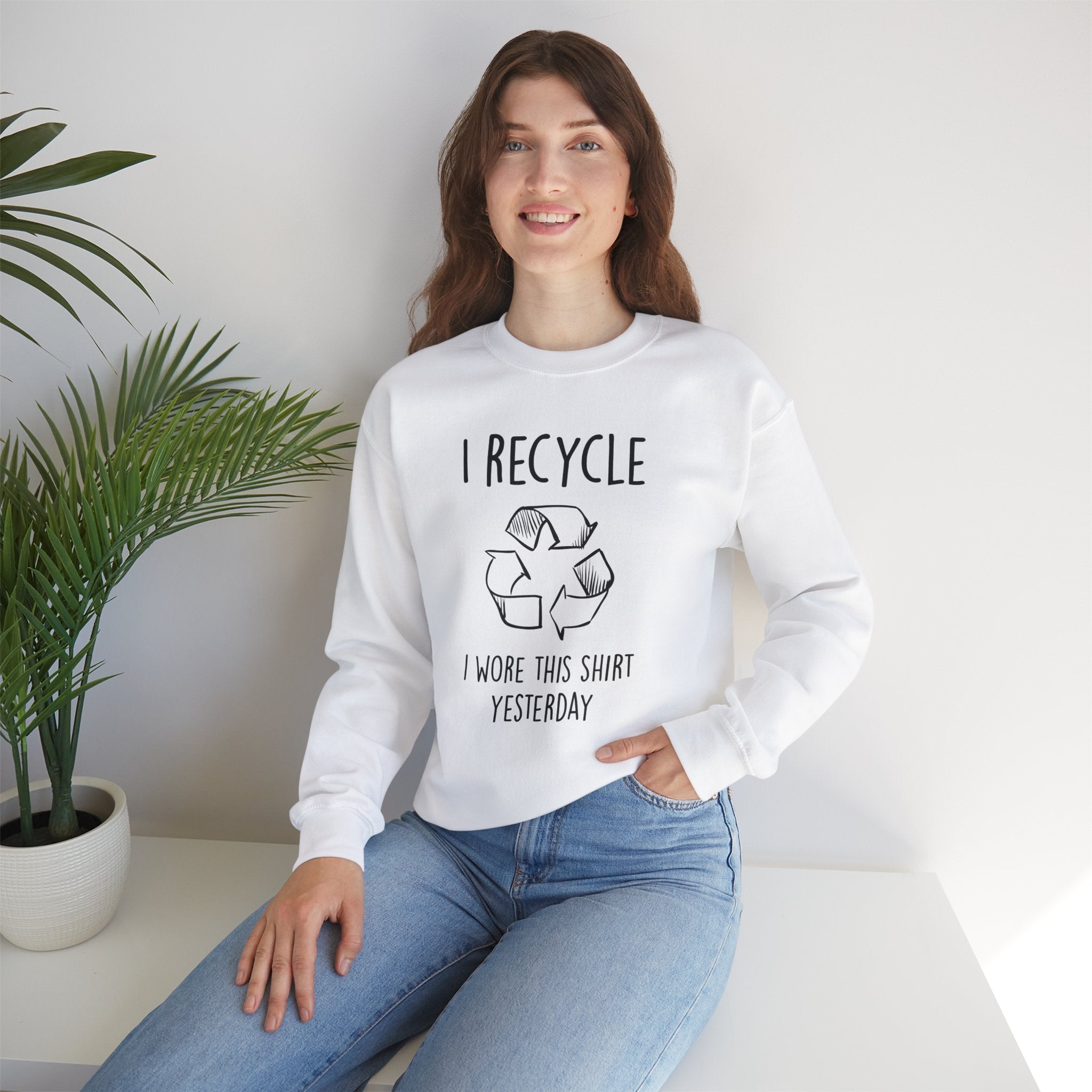 I Recycle Unisex Crewneck Sweater