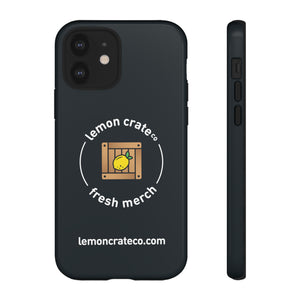 Lemon Crate Tough Phone Case - Black