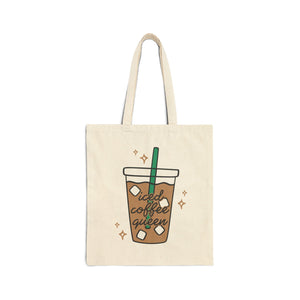 Iced Coffee Queen Tote Bag