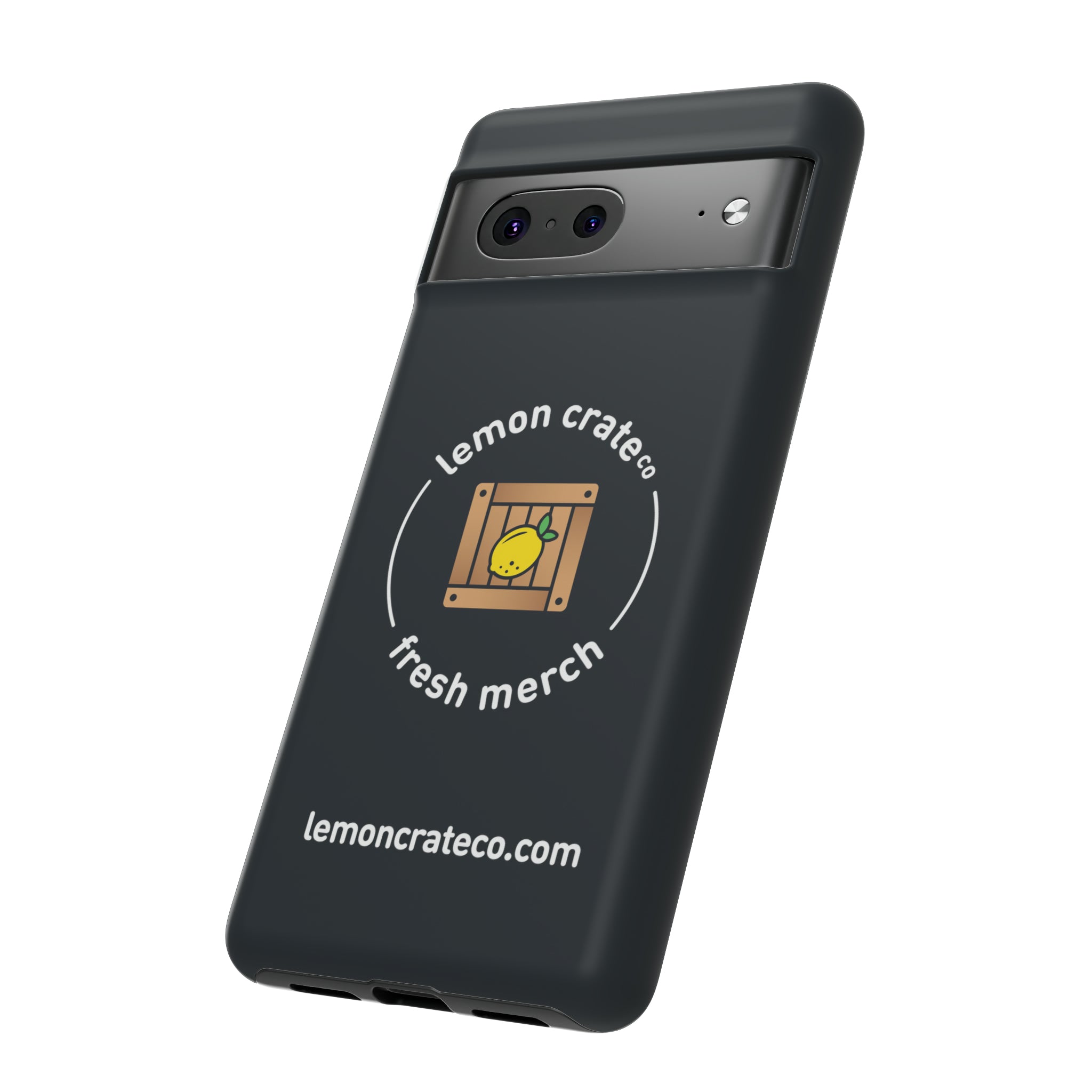 Lemon Crate Tough Phone Case - Black