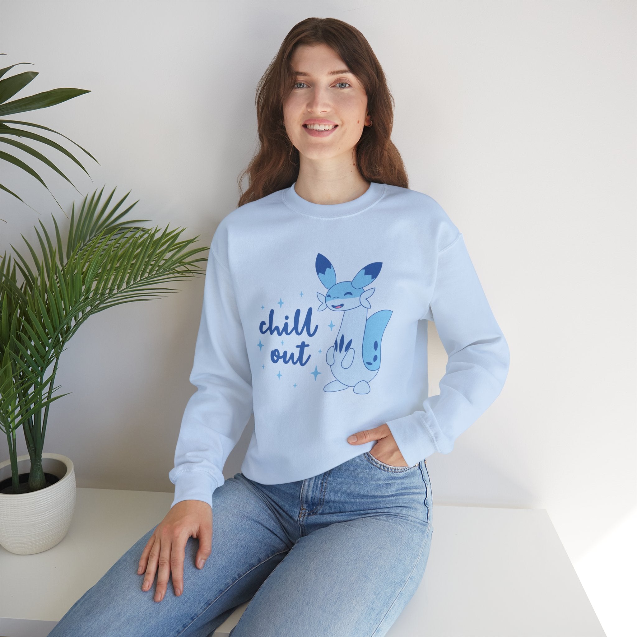 Chill Out Chillet Palworld Unisex Crewneck Sweater