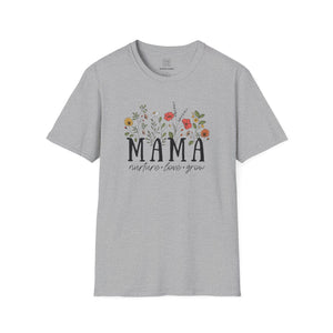 Mama: Nurture • Love • Grow Floral 2024 T-Shirt