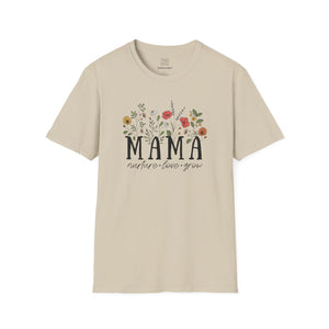 Mama: Nurture • Love • Grow Floral 2024 T-Shirt