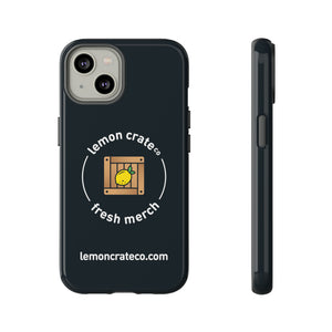 Lemon Crate Tough Phone Case - Black