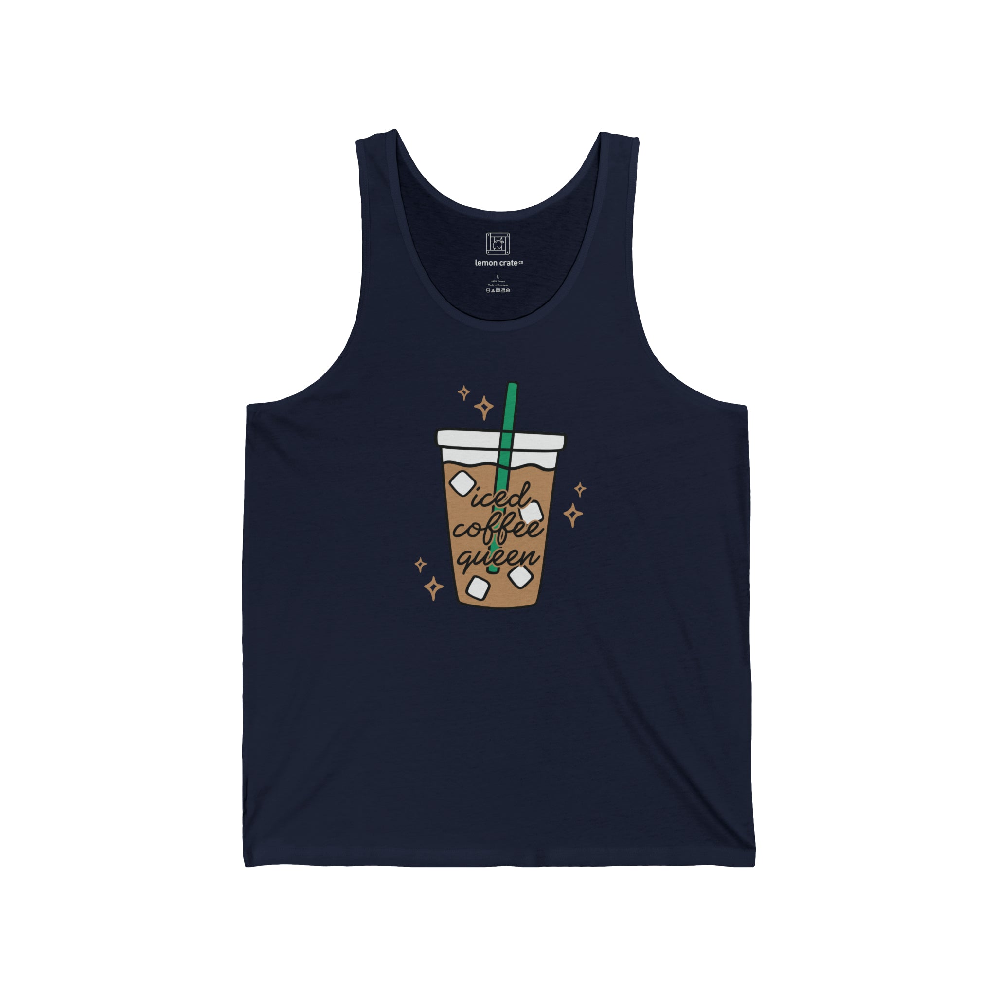 Iced Coffee Queen Unisex Tank