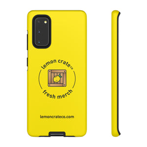 Lemon Crate Tough Phone Case - Yellow