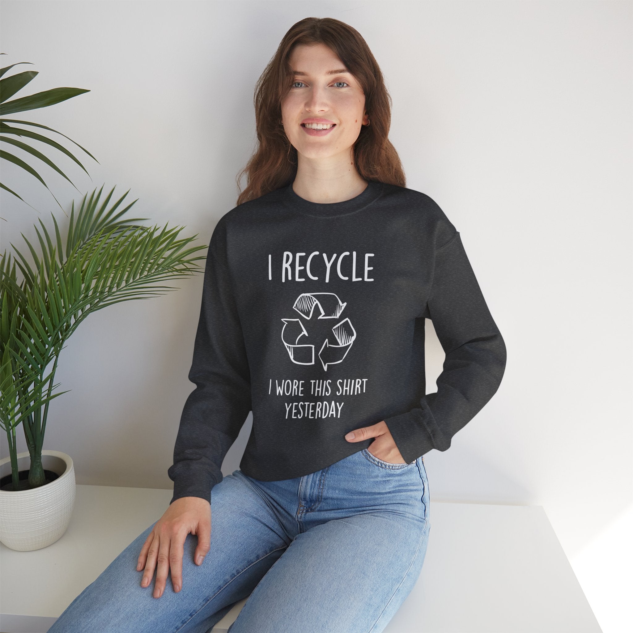 I Recycle Unisex Crewneck Sweater