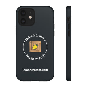 Lemon Crate Tough Phone Case - Black