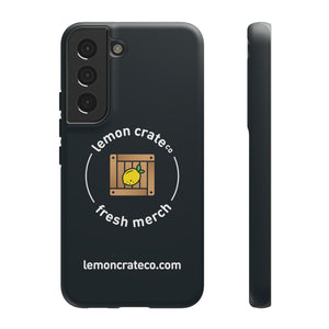 Lemon Crate Tough Phone Case - Black