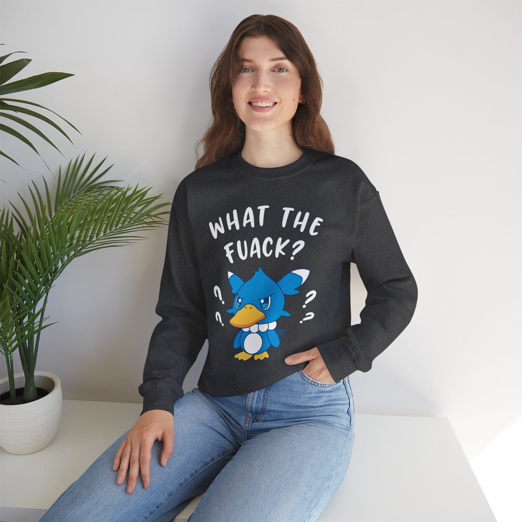 What The Fuack? Palworld Unisex Crewneck Sweater