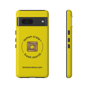 Lemon Crate Tough Phone Case - Yellow