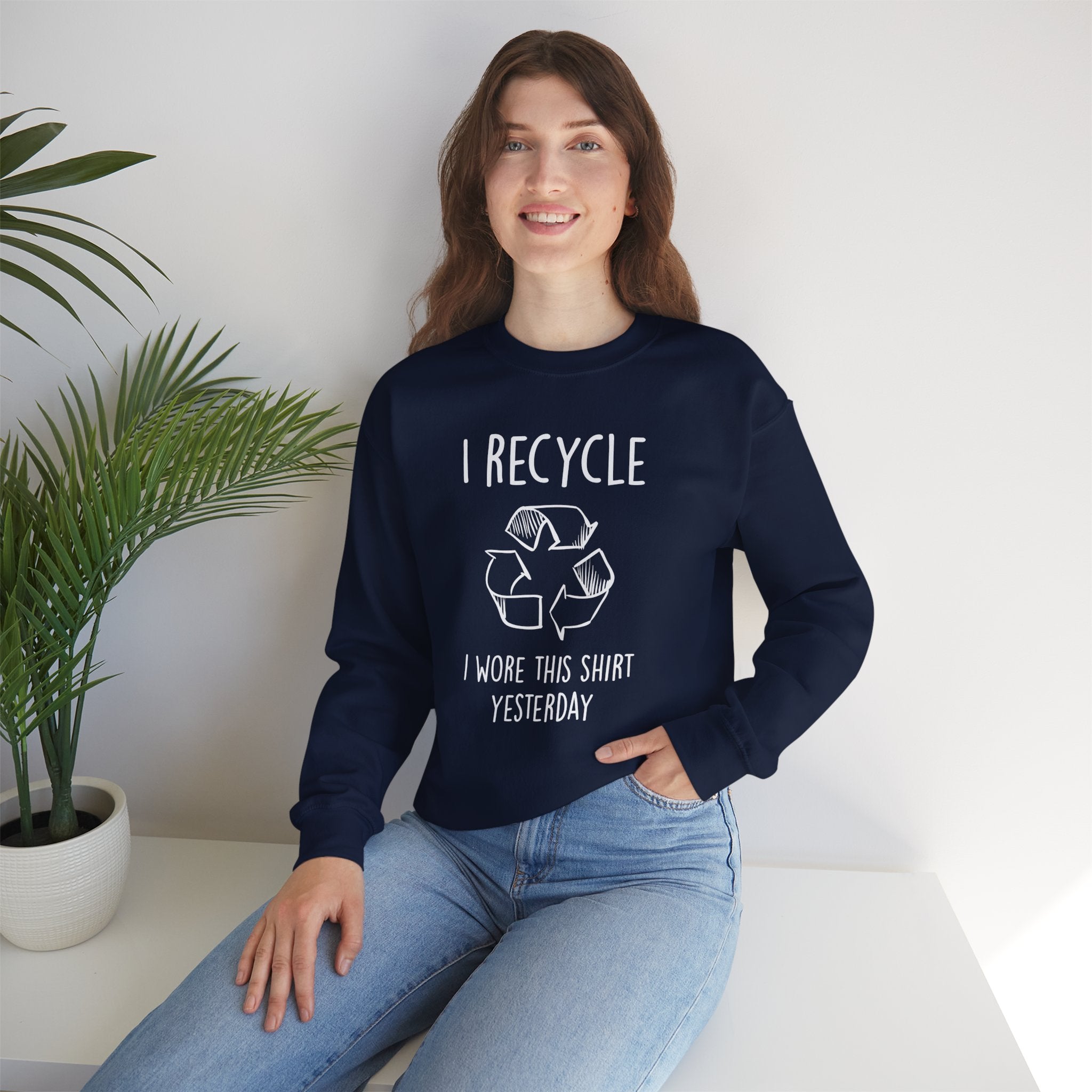 I Recycle Unisex Crewneck Sweater