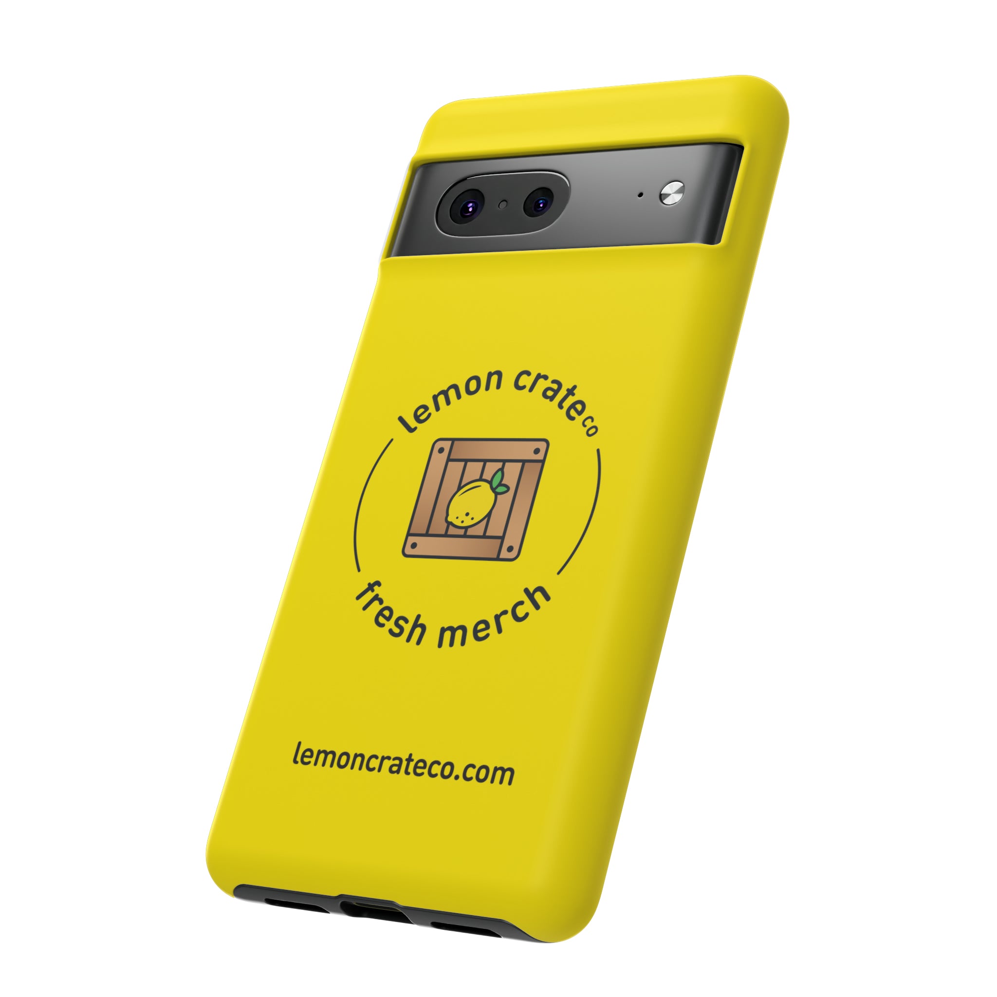 Lemon Crate Tough Phone Case - Yellow