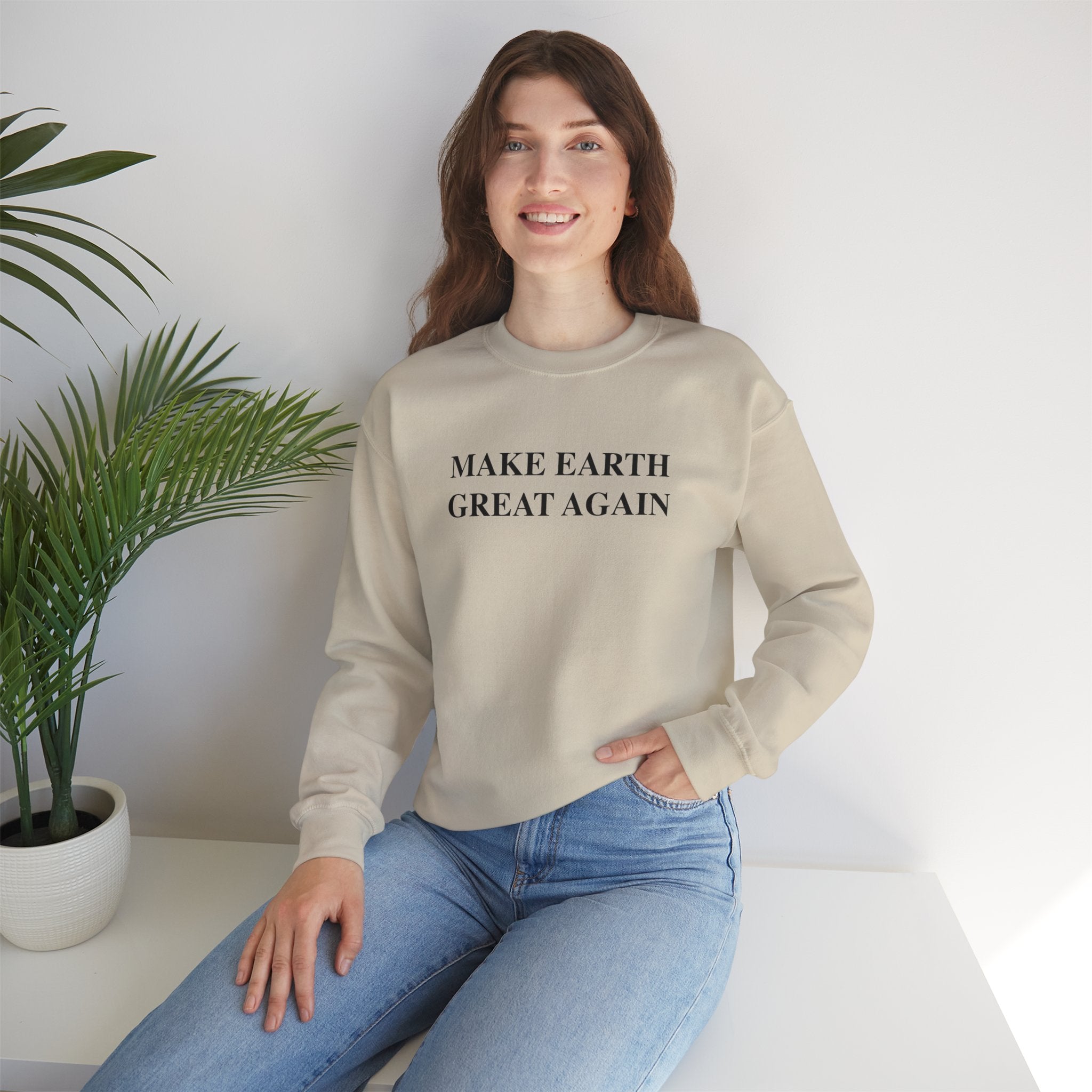 Make Earth Great Again Crewneck Sweater