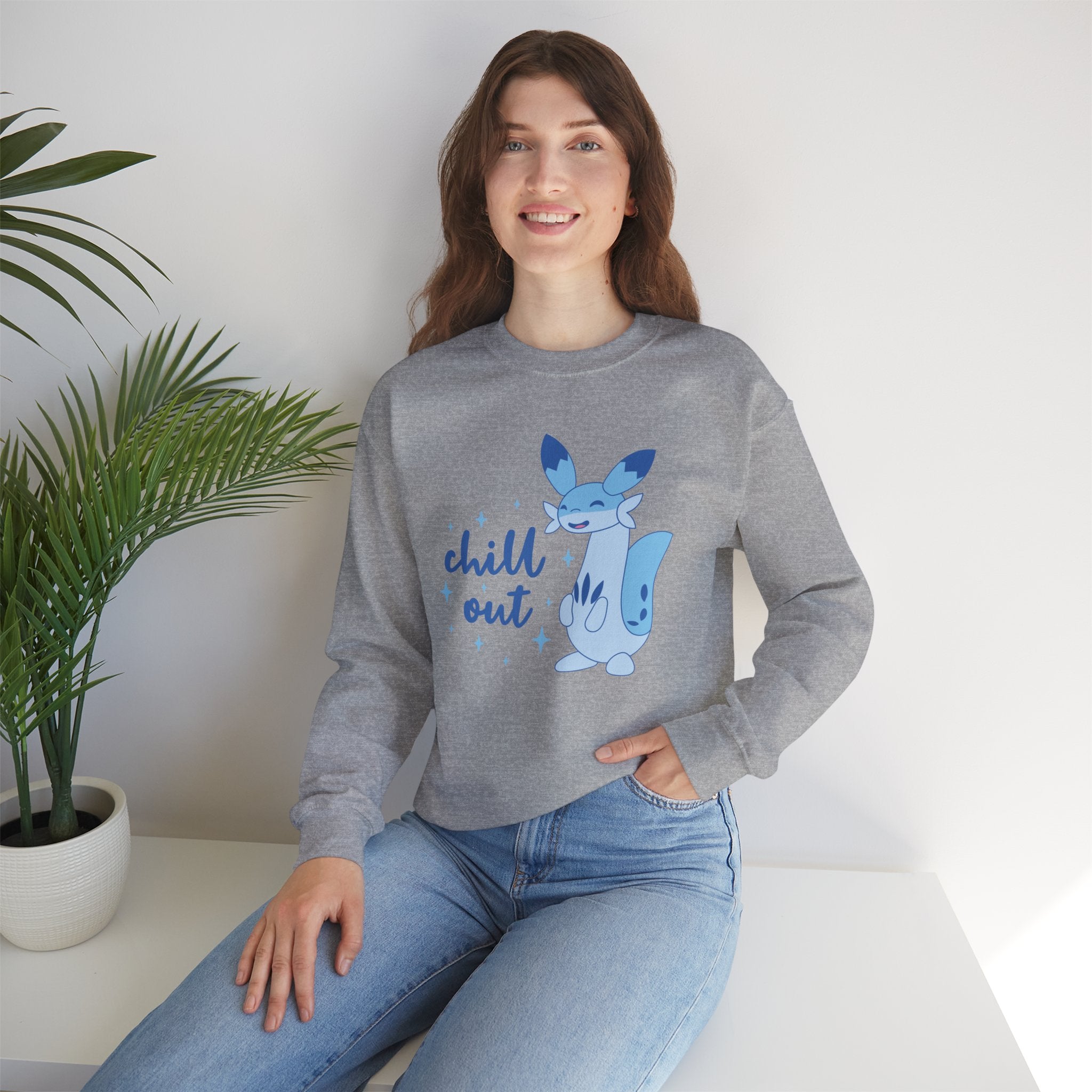 Chill Out Chillet Palworld Unisex Crewneck Sweater