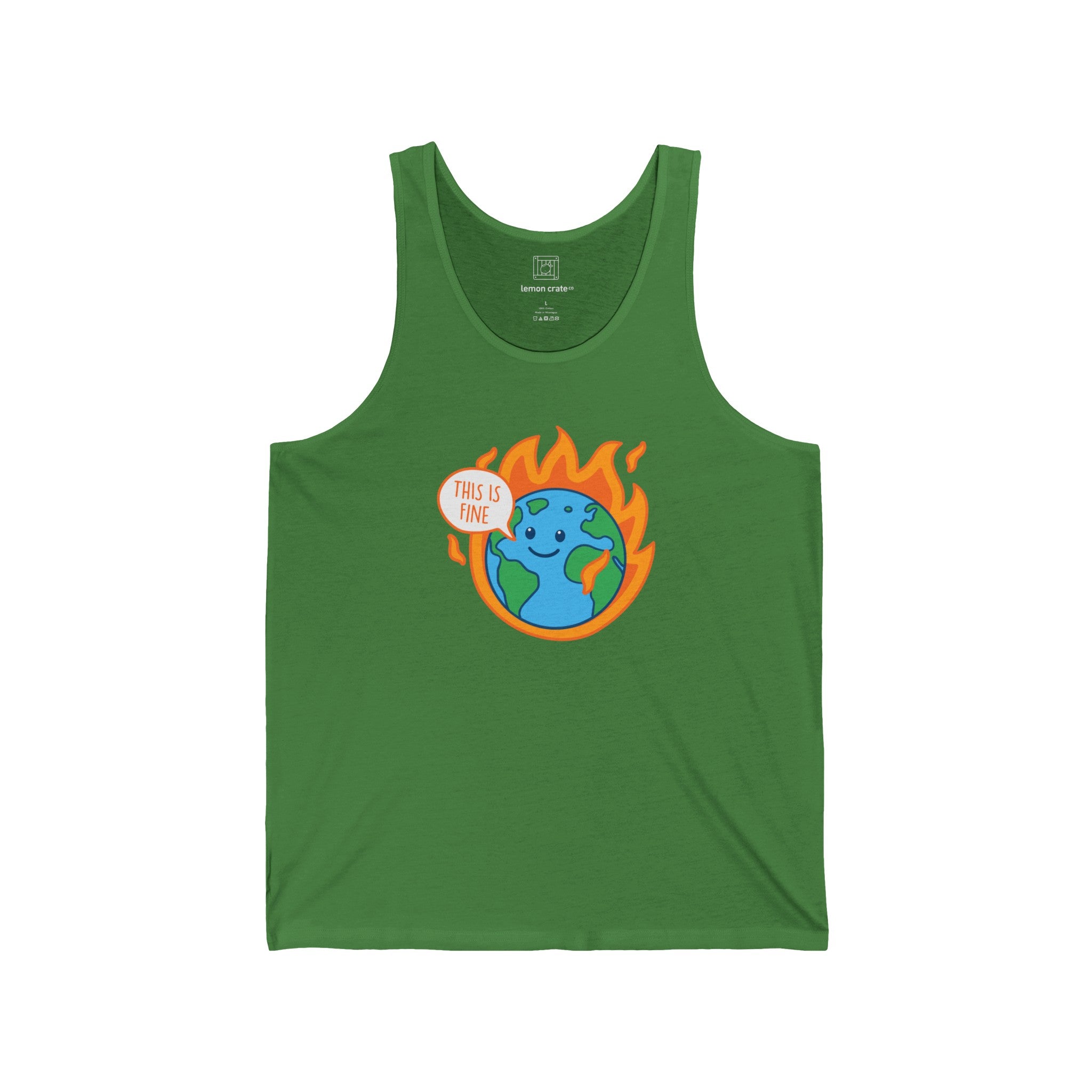 Earth Is Fine Unisex Tank