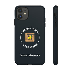 Lemon Crate Tough Phone Case - Black