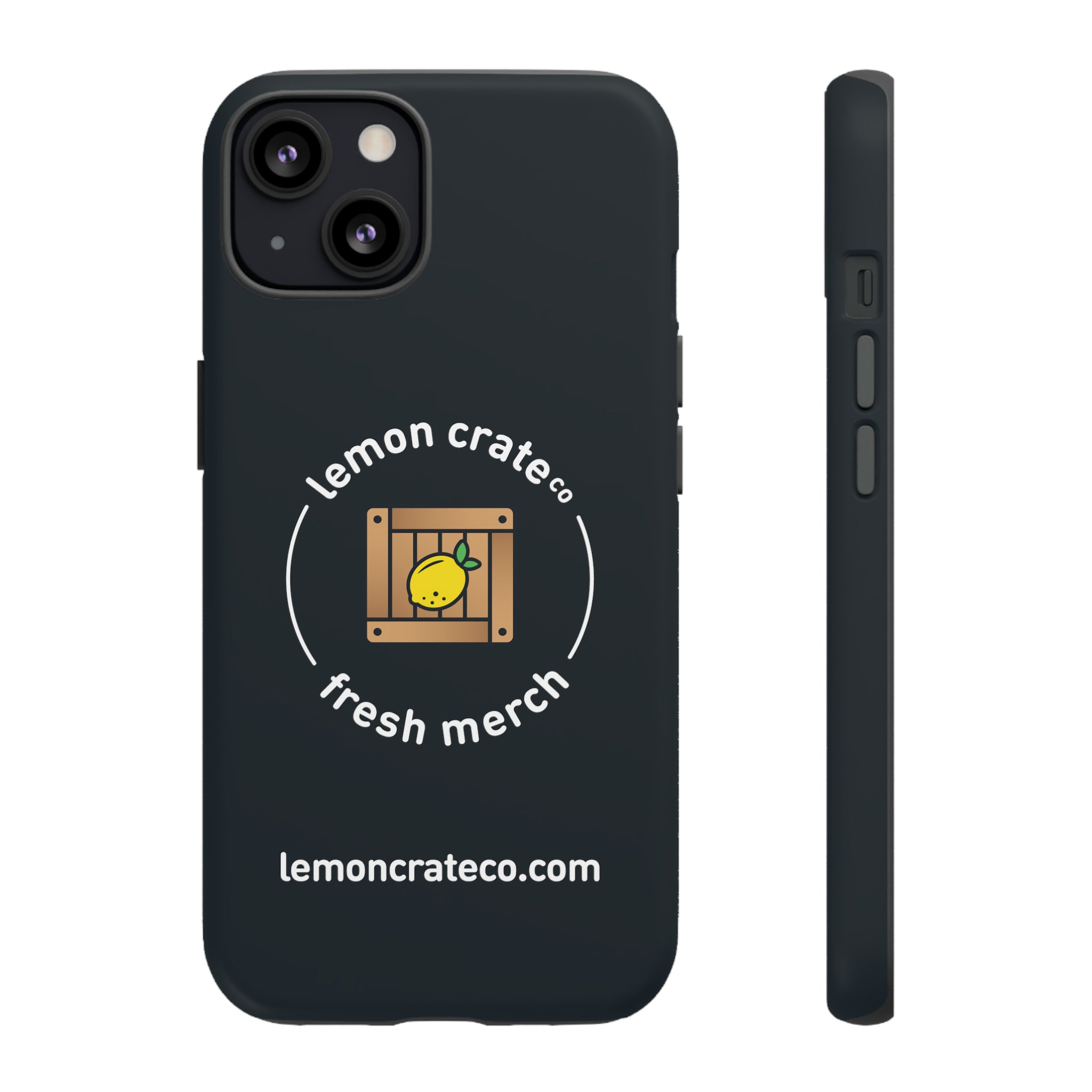 Lemon Crate Tough Phone Case - Black