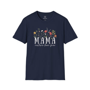 Mama: Nurture • Love • Grow Floral 2024 T-Shirt