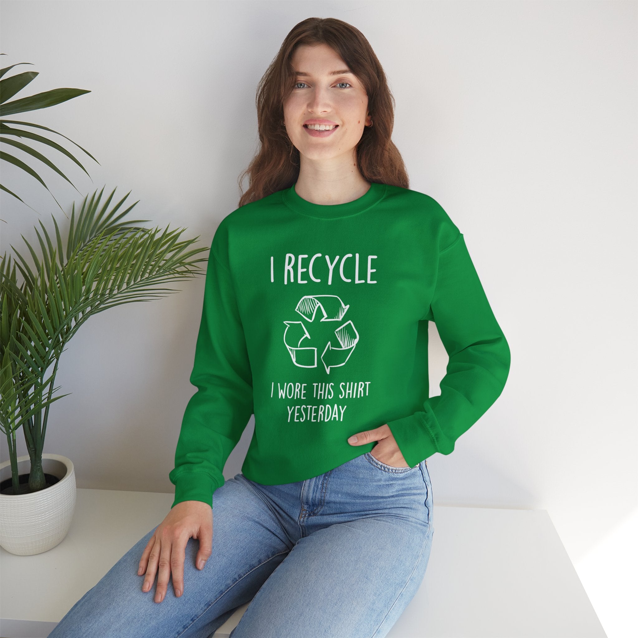 I Recycle Unisex Crewneck Sweater