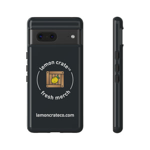 Lemon Crate Tough Phone Case - Black