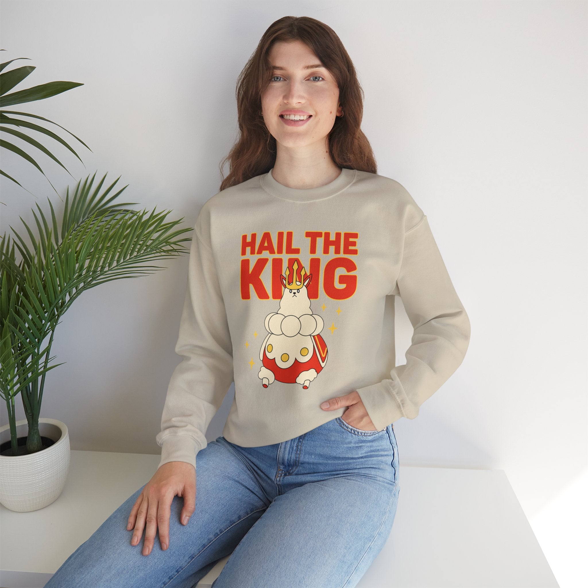 Hail Kingpaca Palworld Unisex Crewneck Sweater