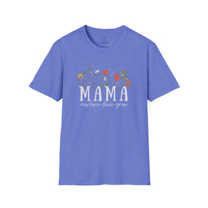 Mama: Nurture • Love • Grow Floral 2024 T-Shirt