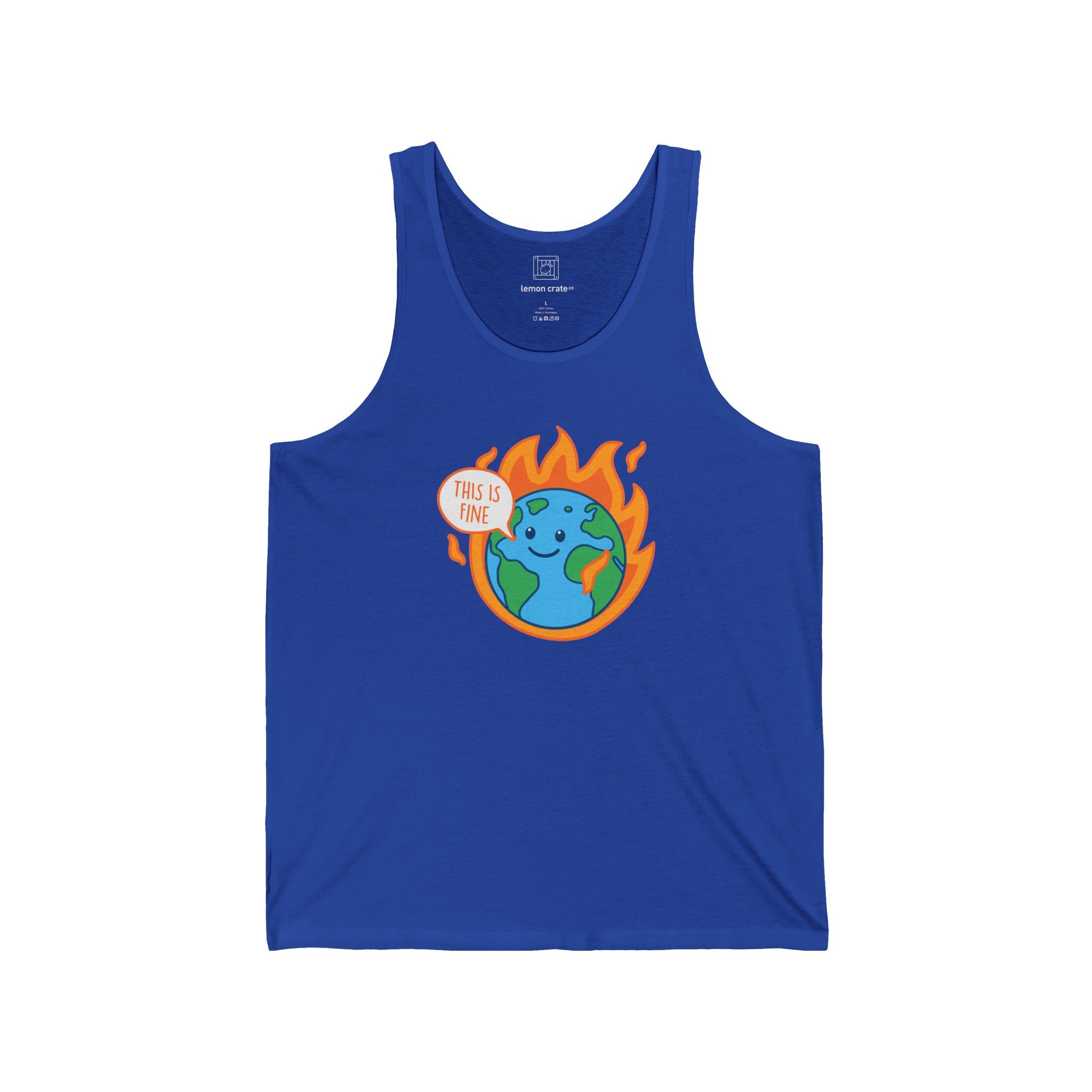 Earth Is Fine Unisex Tank