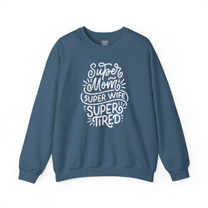 Super Mom, Super Wife Crewneck Sweater