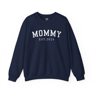 Mommy Est. 2024 Crewneck Sweater