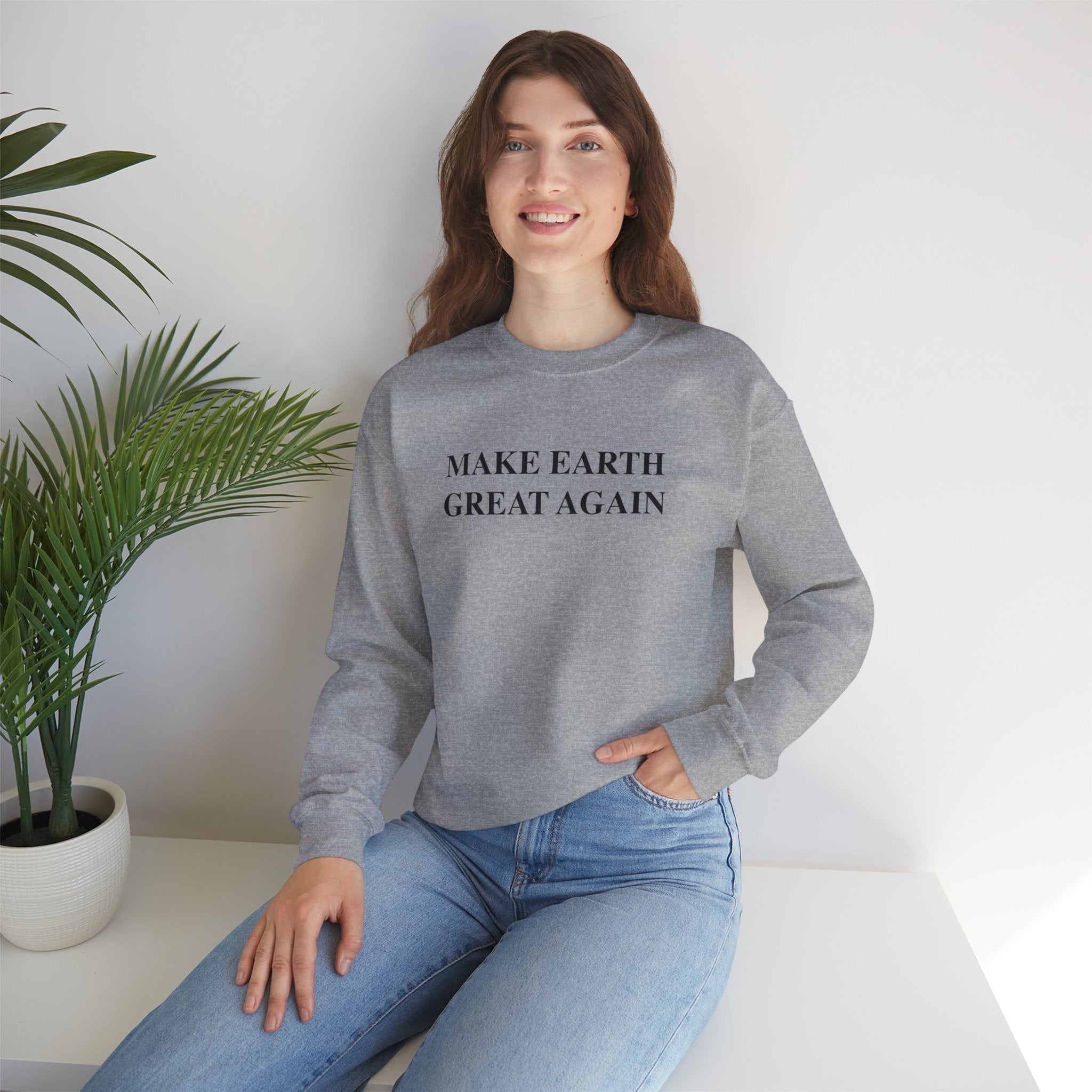 Make Earth Great Again Crewneck Sweater