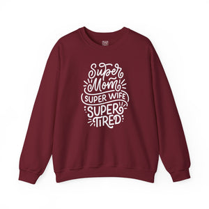 Super Mom, Super Wife Crewneck Sweater