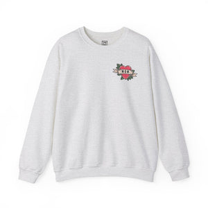 Mom Heart Tattoo Crewneck Sweater