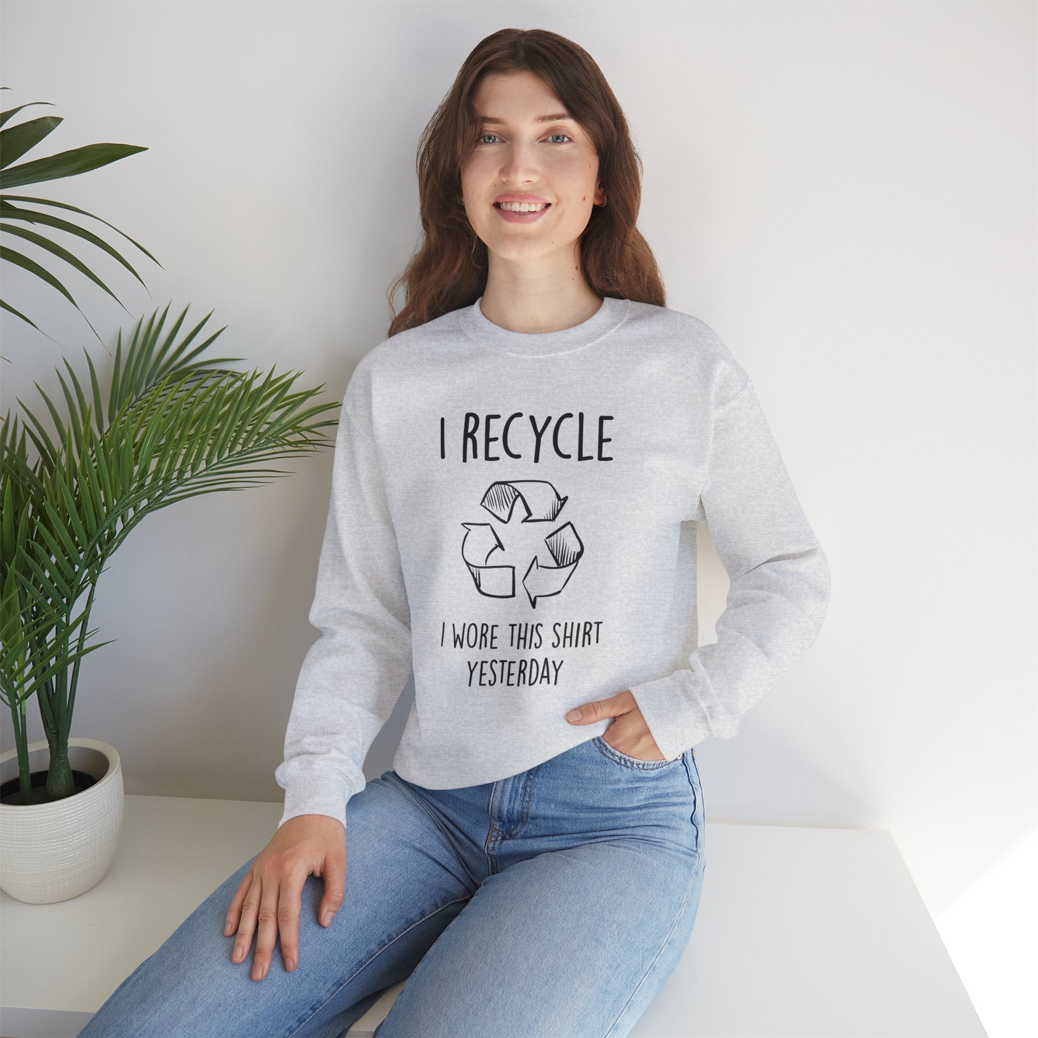 I Recycle Unisex Crewneck Sweater