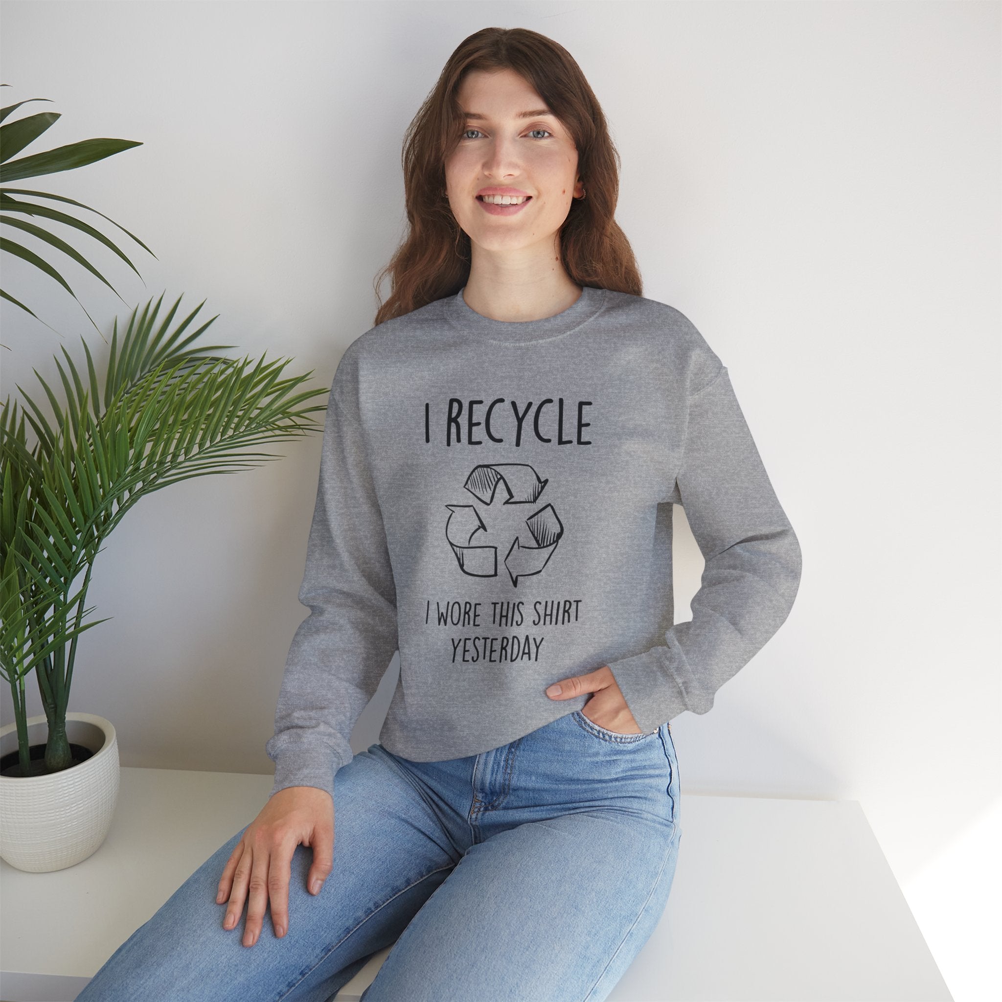 I Recycle Unisex Crewneck Sweater