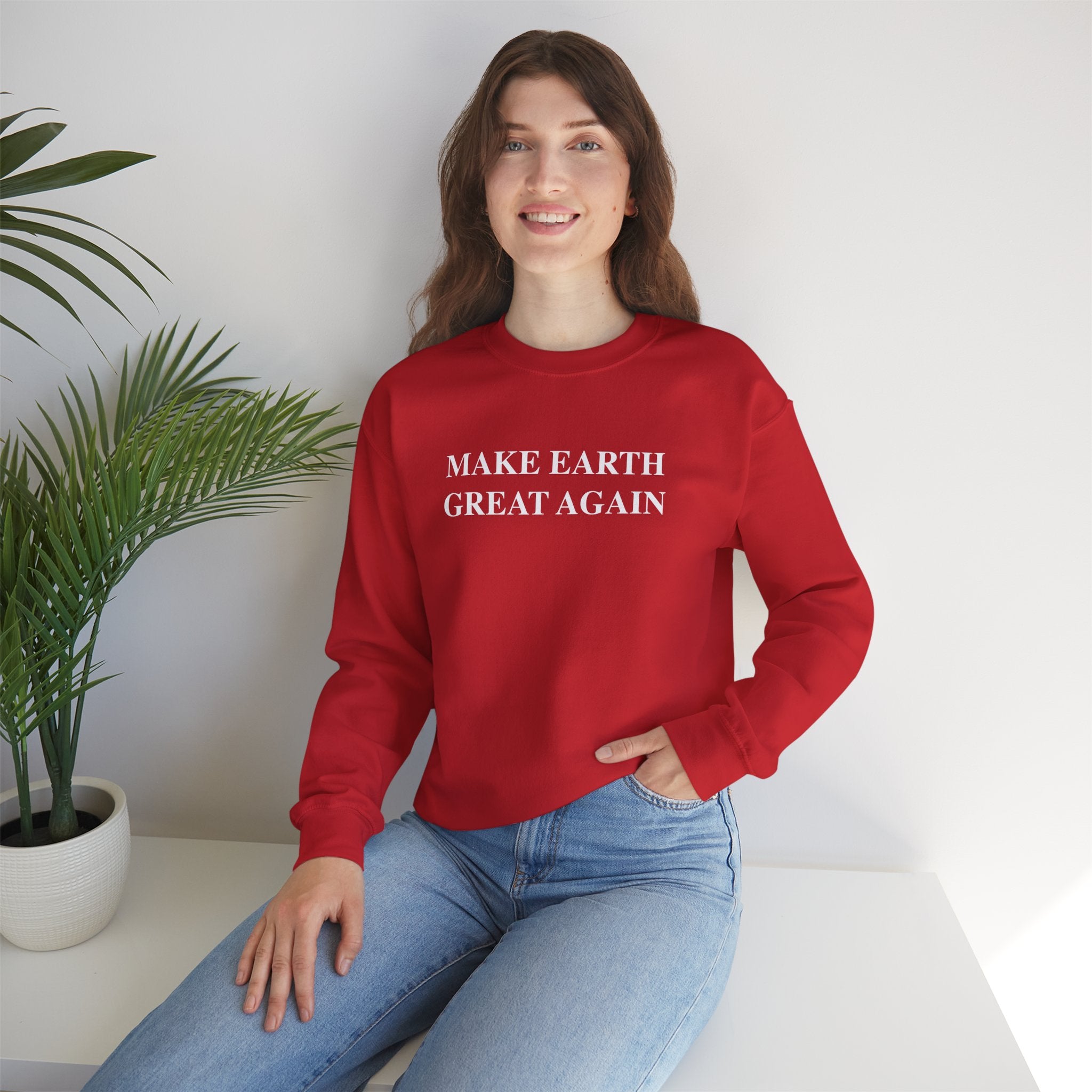 Make Earth Great Again Crewneck Sweater